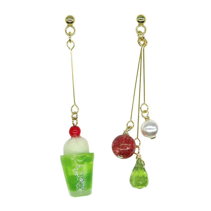 -cream soda- melon　ピアス