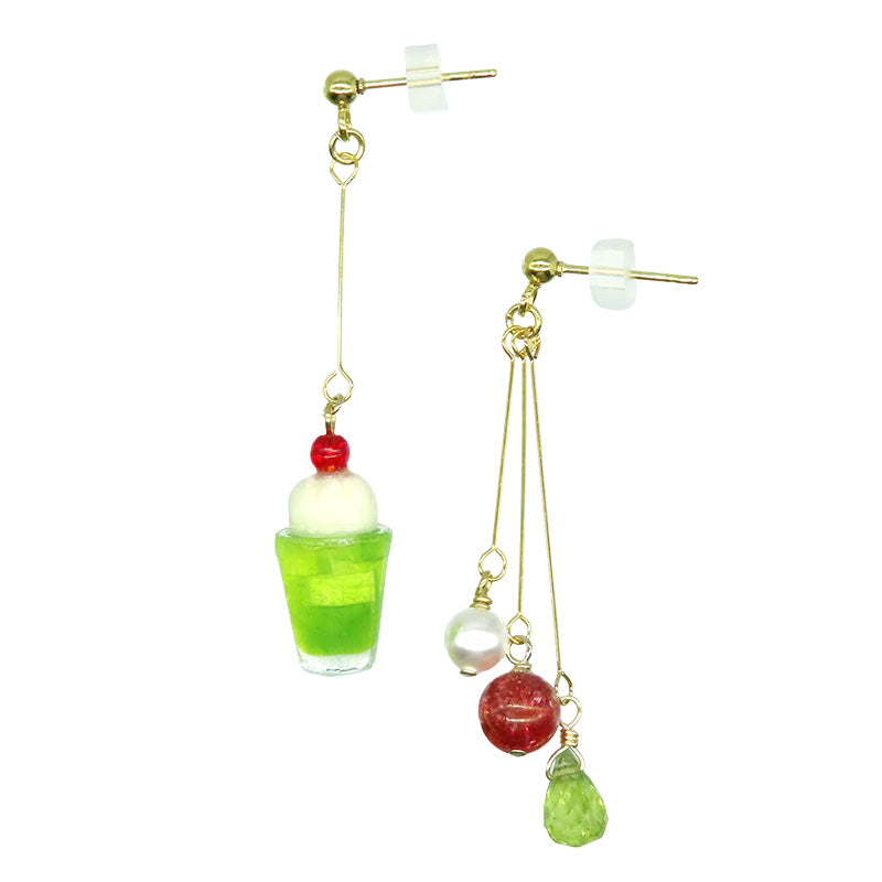 -cream soda- melon　ピアス