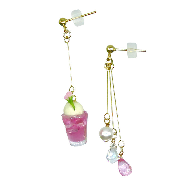 -cream soda-　桜　ピアス