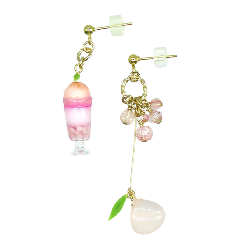 -Peach parfait-　ピアス