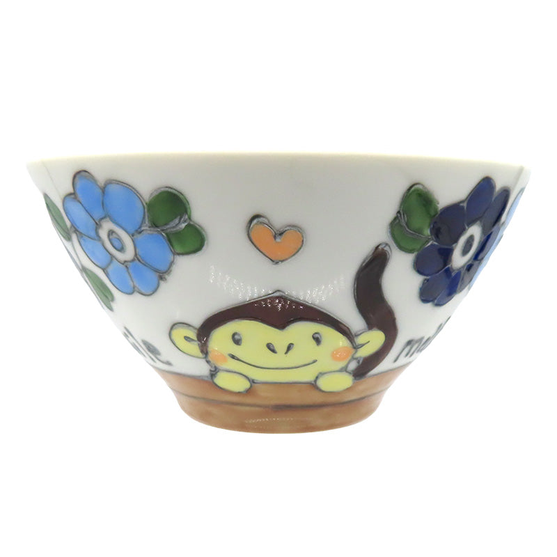茶碗　サル