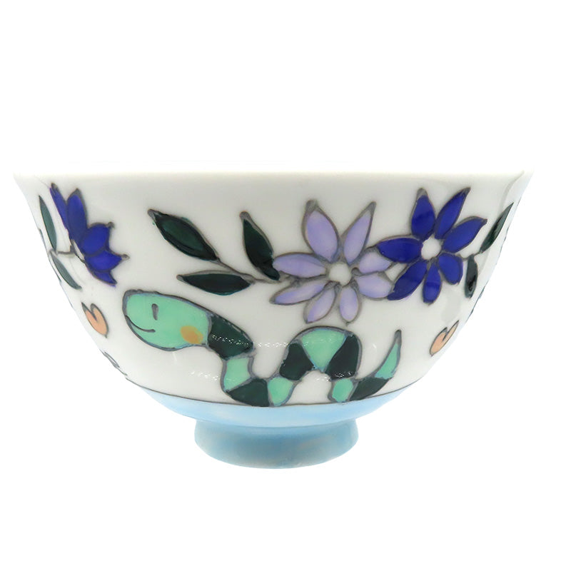 茶碗　ヘビ