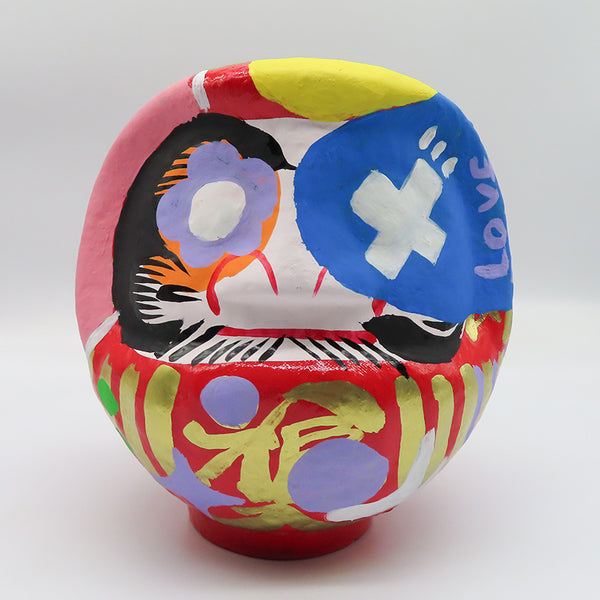 原画だるま 小（ハタヤママサオフルペイント）