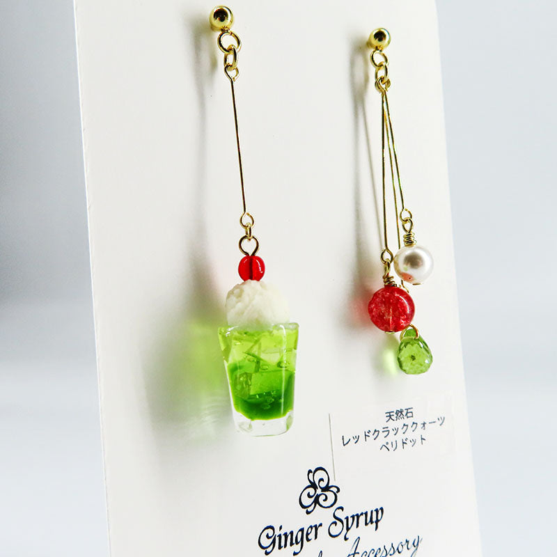 -cream soda- melon　ピアス